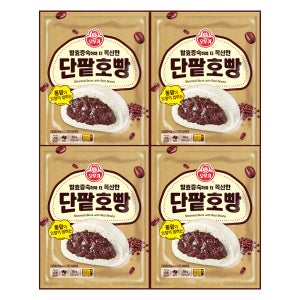 오뚜기 발효증숙 단팥호빵 360g 4개