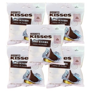 허쉬 키세스 크리미 밀크 초콜릿 81g X 5개