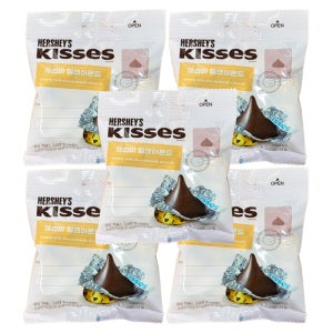 허쉬 키세스 크리미 밀크 아몬드 81g X 5개