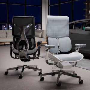 [슈퍼적립]듀오백 에르고백 풀메쉬 고급 프리미엄 사무실 허리편한의자 D300(무료시공)