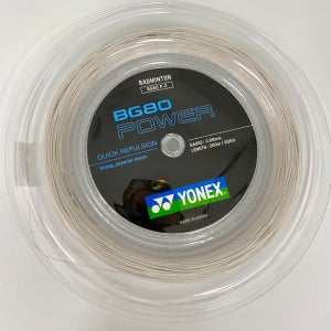 요넥스 배드민턴 스트링 BG80파워 80POWER 롤거트 200m