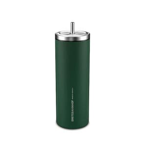 에스테반호프 스텐304 차량용 슬림 빨대 텀블러 600ml, 그린