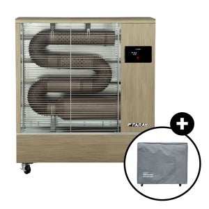 화레이 원적외선 튜브히터 전기식 돈풍기 중형 FNEH-1200F 업소용 공장 전기 난로