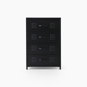 MKB 캐비넷 수납장 4단 550820 55x50x82, 4단, 블랙 1364.7740