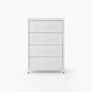 MKB 캐비넷 수납장 4단 550820 55x50x82, 4단, 화이트 3484.2232