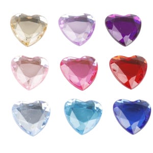 컬러믹스 반짝이장식 앨범커버 청첩장 붙임장식 혼합색상