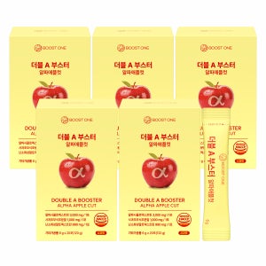 알파CD 애사비 효능 더블A부스터 알파애플컷 알파시클로덱스트린 당류 0% 20포, 5개