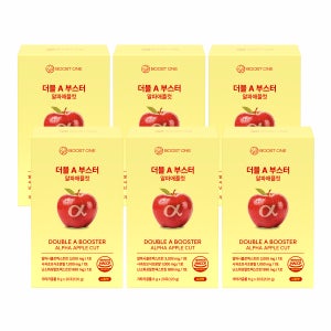 알파CD 애사비 효능 더블A부스터 알파애플컷 알파시클로덱스트린 당류 0% 20포, 6개