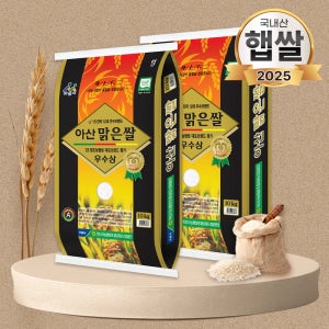 푸드앤픽 25년 햅쌀 아산맑은쌀 단일품종 농협쌀 특등급 10kg, 2개