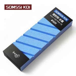 평잡이 숫돌 연마석 320방 고강도 평탄화 숯돌 칼갈이 멘나오시