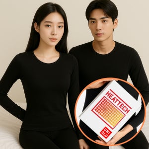 유니클로 히트텍 여성 발열내의 기모 내복 속옷 상의 바지