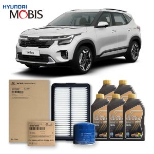 더뉴 셀토스 22년 7월 21일 이후 순정에어필터 오일필터 세븐골드 합성유 세트 0W20