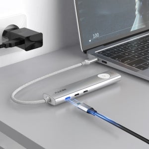 이지넷 8in1 HDMI 온오프 USB C타입 핸드폰호환 멀티허브 유이하2298TCH-4K