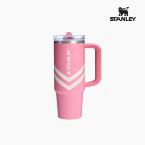 스탠리 퀜처 프로투어 플립 스트로 텀블러 887ml, 플루메리아 쉐브론(오아시스 컬렉션)