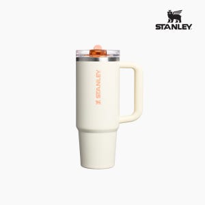 스탠리 퀜처 프로투어 플립 스트로 텀블러 887ml, 크림에프리콧 글로스(오아시스 컬렉션)