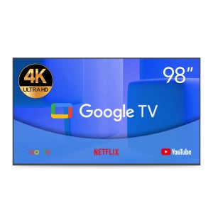 와우피프티 구글 스마트티비 4K UHD TV 중소기업 대형 소형 248cm(98인치), 상하벽걸이