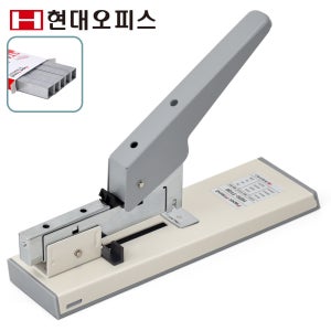 현대오피스 대형 스테이플러 HDS-7100/ 100매 제본 + 제본용 심 1000PCS