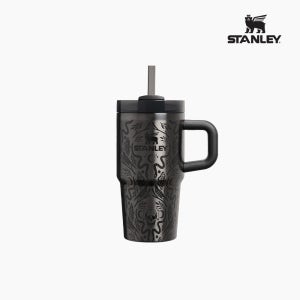 스탠리 퀜처 H2.0 플로우 스테이트 텀블러 591ml 블랙 다마스크