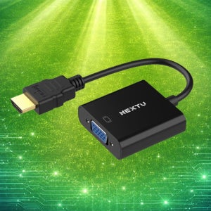 이지넷 HDMI to VGA 모니터 영상 변환 RGB 컨버터 1080p 버이반2526HVC
