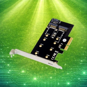 이지넷 NVME SSD M.2 PCIE 변환 호환 컨버터 어댑터카드 화이듀M2296PCIe