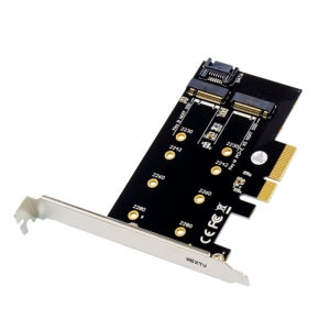 이지넷 NVME SSD M.2 PCIE 변환 호환 컨버터 어댑터카드 화이듀M2296PCIe