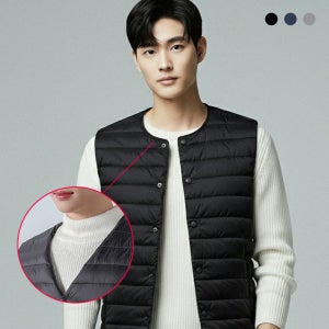 초경량 다운베스트 남성패딩조끼 베스트 오리털 경량조끼패딩
