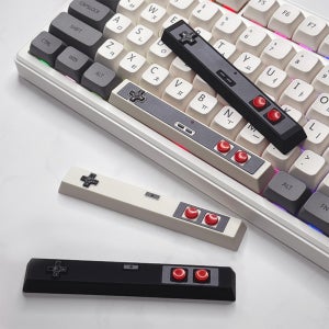 잼잼픽 레트로 게임패드 스페이스바 포인트키캡 6.25U 독거미 커스텀 키캡