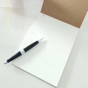 2p 세로 노트 드로잉북 무선 무지노트 중형 크라프트