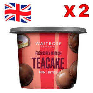 169g 2개 웨이트로즈 티케이크 미니 바이츠 아누0간식 유투버 간식, Waitrose Teacake Mini Bites