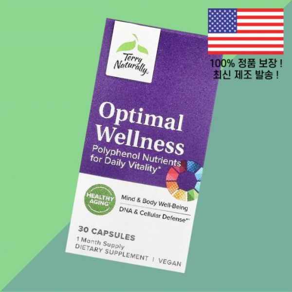 <b>테리</b> 내추럴 웰니스 30캡슐 Terry Naturally Optimal Wellness 30 Capsules