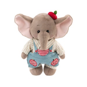 테디테일즈 레나 엘리펀트 애플 멜빵 세트 M 코끼리 애착 인형 선물