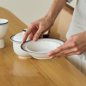 윤도자기 코지 국산 찬기 중 레트로 브런치