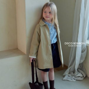 디스코봉봉 25가을 도버 트렌치 코트 유아 아동 XS-XL (카키베이지)