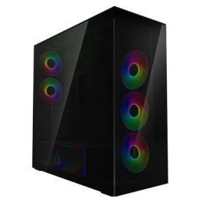 ARCTIC Xtender 안정적인 PC 조립용 빅타워 블랙 케이스