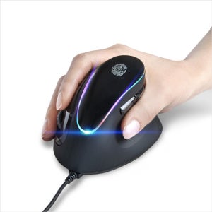 2500 DPI RGB 유선 버티컬 LCi980 컴퓨터 광 북 휴대용 저소음 조용한