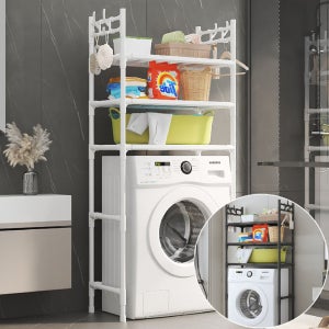 욕실 세탁기 화장실 변기 수납장 행거 선반 앵글