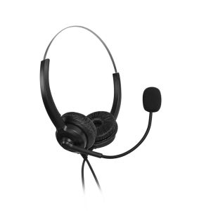 고음질 유선 헤드셋 게임 인강 콜센터용 CY89HDS10 헤드폰 어학 화상회의 화상통화