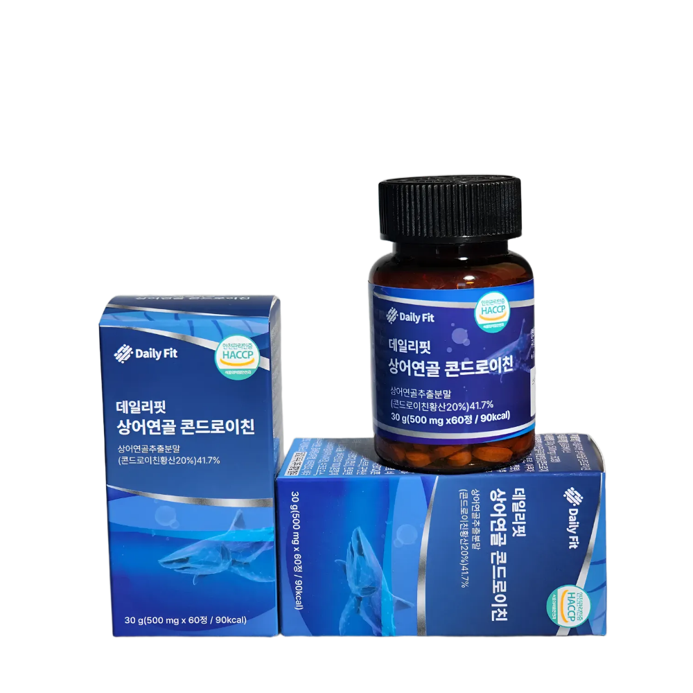 데일리핏 <b>상어연골 콘드로이친</b> 500mg 60정, 1개