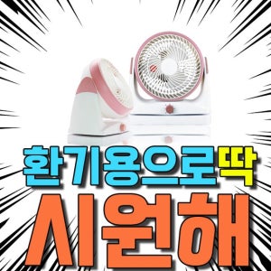 작지만 강력한 바람을 일으키는 10인찌 공기순환기 화장실 욕실 여름 방 거실 고시원