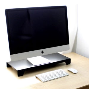 라 가죽 메탈 고급 VIP 모니터받침 모니터홀더 모니터스텐드 오피스용품 데스크모니터