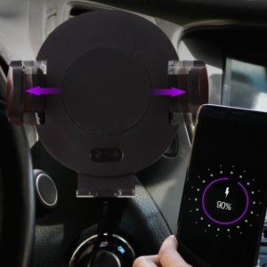 C11 무선 충전 자동 슬라이드 차량용 거치대 기 적외선 스마트폰