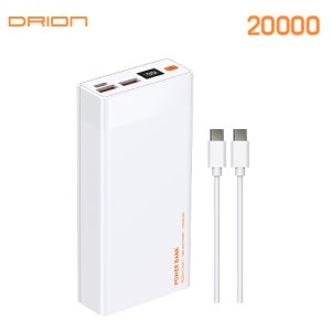 드리온 고속 PD20W C포트 USB2포트 보조배터리 20cm케이블 20000mAh