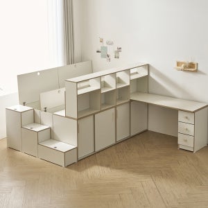 로쏘 센트 슬라이딩 책상형 수납침대 프레임 1200 1color