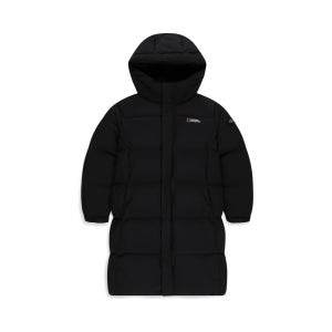 K254UDW990 카이만 롱 구스 다운 점퍼 CARBON BLACK