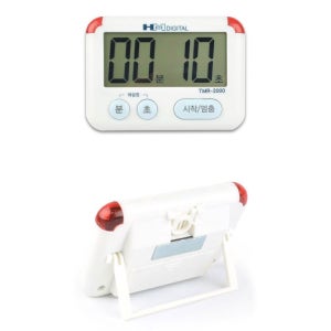 자석부착 LED 발광 디지털 쿠킹 타이머 8.8x6.3cm 7호 조리 시간 베이킹 요리