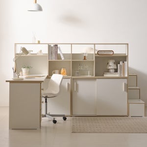 로쏘 센트 슬라이딩 책상형 수납침대 프레임 1500 1color