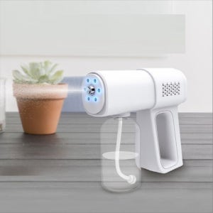 무선 나노 스프레이건 분무기 380mL LED 라이트 가정 os 용 분사 물뿌리개 청소