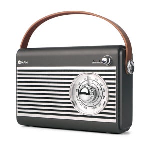 레트로 블루투스라디오 포터블 FM USB AUX 스피커 캠핑 감성 원룸 아날로그