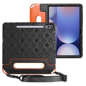 갤럭시탭 S9 플러스 케이스 범퍼 키즈 유아 에바폼 팝비츠 블랙, 갤럭시 탭 S9+
