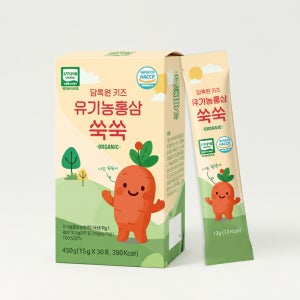 담록원 키즈 유기농 홍삼 쑥쑥 15g X 30포